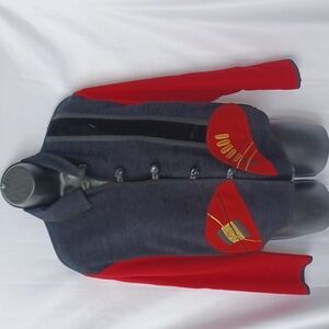 Alissa Art to Wear Chenille Wool Blend Jacket Size xs, pit to pit is 19"